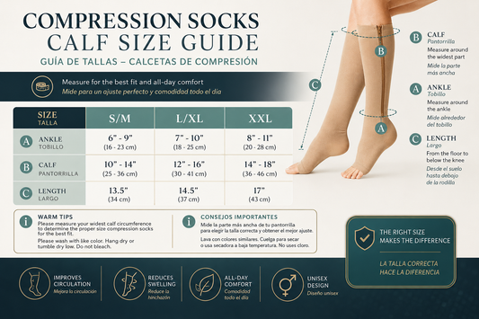 Open-Toe Zipper Compression Socks